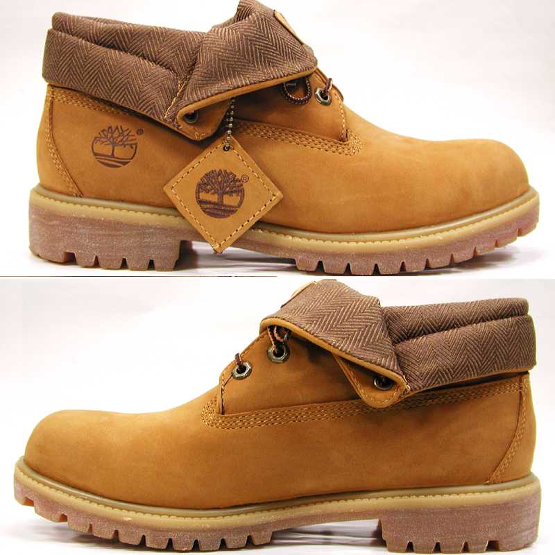 32559/Timberland(ティンバーランド) ROLL TOP BOOTS ロール・トップブーツ ウィート/ツイード